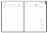 Buchkalender Euro-Timer 1 Woche/2 Seiten schwarz 2027 Produktbild-Vorschau 3