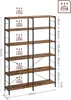 VASAGLE Bücherregal, Standregal mit 6 Ebenen, 30 x 120 x Produktbild-Vorschau 9