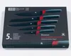 5tlg. Messerset KING® CARBON RED LINE Edelstahl Produktbild-Vorschau 2