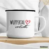 Huuraa Emaille Tasse Wuppertal verliebt 300ml Vintage Produktbild-Vorschau 3