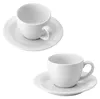 1.04 Kaffeetasse mit Untertasse CARLO im 12er Set - weiß / Produktbild-Vorschau 2
