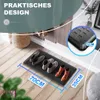 DECOBELLA 2 Stück Schuhabtropfschale | Schuhtablett Grau | Produktbild-Vorschau 4