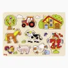 Goki Houten Noppenpuzzel Boerderij Retro, 5st. Voir les images du produit 4