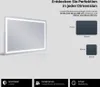 Spiegel mit Beleuchtung 160x90 cm Siena - Horizontal Produktbild-Vorschau 7