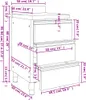 vidaXL Gewerbe-Küchenschrank mit 3 Schubladen 50x60x96 cm Produktbild-Vorschau 7
