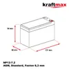 Kraftmax Industrial Pro Bleiakku [ 12V / 7,2Ah ] AGM Produktbild-Vorschau 4