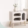 Relaxdays nachtkastje, Scandinavisch design, retro stijl, Productafbeelding-voorbeeld 6