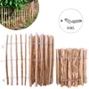 Staketenzaun Haselnuss 5m natur Gartenzaun Haselholz 80 cm Produktbild-Vorschau 1