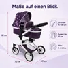 Bayer Chic 2000 Kombi-Puppenwagen Mika | 2in1 Buggy & Produktbild-Vorschau 6