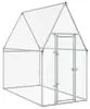 vidaXL Klec pro kuřata stříbrná 200x100x190 cm Pozinkovaná Náhled obrázku produktu 1