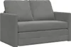 vidaXL Divano letto grigio scuro 122x204x55 cm Velluto Anteprima dell’immagine prodotto 1