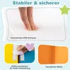 A collage of images showcasing features of foam building blocks for children. Produktbild-Vorschau