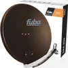 A satellite dish and its packaging are shown against a white background. Produktbild-Vorschau
