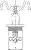 Gusseisen-Durchgangsventilkopf M83 3/4 Zoll Produktbild-Vorschau 4