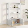 vidaXL Příborník bílý 80x30x119,5 cm odvozený výrobek ze Náhled obrázku produktu 3