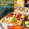 Käsebrett mit Deckel & Bambus Charcuterie Board – Produktbild-Vorschau 7