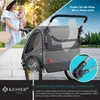 KESSER® Kinderanhänger Fahrradanhänger 360° Drehbar mit Produktbild-Vorschau 8