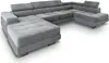 Masseno Ecksofa CASONE R-S mit Schlaffunktion U-Form, Sofa Produktbild-Vorschau 10