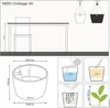 Lechuza Samozavlažovací závěsný květináč Nido Cottage 35 Náhled obrázku produktu 4