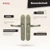 DOMINO Türgriff 78 Drückergarnitur WC - Badezimmer Set | Produktbild-Vorschau 7