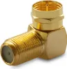 SAT F-Winkelstecker Winkel Adapter 90° Vergoldet 2x Produktbild-Vorschau 3