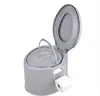 prenosné WC 7 l výška sedadla 37 cm sivá Náhľad obrázku produktu 6