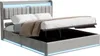 UnboxG Letto matrimoniale in velluto grigio 140x190 cm con Anteprima dell’immagine prodotto 13