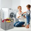 JOIEYOU 2X Sac en feutre pour le bois de chauffage Pliable Voir les images du produit 3