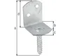 GAH Alberts Staffa per recinzione in wattle 83 x 32 x 30 x Anteprima dell’immagine prodotto 4