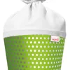 Bastel-Schultüte groß grün - Punkte mit Glanz-Effekt 70 cm Produktbild-Vorschau 3