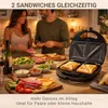 Syntrox Germany Sandwichmaker Masto 1300W Wechselplatten Produktbild-Vorschau 3