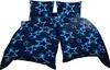 Bettwäsche 135x200 cm + 40x80 cm Sterne Stars dunkel blau Produktbild-Vorschau 1