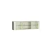 A wall-mounted cabinet with glass shelves. Anteprima dell’immagine prodotto