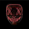 Halloween Maske Purge LED rot - Kostümmaske steuerbar für Produktbild-Vorschau 1