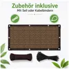 Sonnensegel 2x5M Rechteck, Sichtschutz Zaun mit Alu-Ösen Produktbild-Vorschau 10