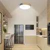 JOIEYOU Plafonnier LED en bois 48W Plafonnier blanc froid Voir les images du produit 3
