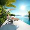 tectake® Hängeliege Elaria 195 x 132 x 197 cm, mit Produktbild-Vorschau 8