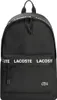A black Lacoste backpack is shown against a white background. Anteprima dell’immagine prodotto