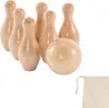 MidOcean - Bowling Set "Bolito", Kiefer, Mini MO539 Produktbild-Vorschau 2