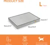 A diagram showing the dimensions and size information for a dog bed. Náhled obrázku produktu