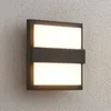 Lucande LED-Außenwandleuchte Gylfi, 20 cm, anthrazit, Alu Produktbild-Vorschau 2