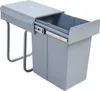 Poubelle encastrable 'Froland' 34 x 26 x 42 cm Gris 1x20L Voir les images du produit 3