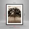 Gerahmtes Poster - Schwarzer Rahmen - Baum Feld Natur - Produktbild-Vorschau 5