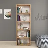 Bücherregal 'Vara' mit 5 Ablagen 172 x 55 x 20 cm Produktbild-Vorschau 4