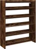 vidaXL Stojan na boty kouřový dub 80x25x100 cm materiál na Náhled obrázku produktu 1