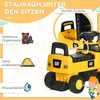 HOMCOM Sitzbagger, Aufsitzbagger mit Schaufel, Produktbild-Vorschau 6