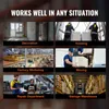 Collage of images showing different work environments where a lifting device might be used. Náhľad obrázku produktu