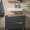 A modern bathroom vanity with a sink and faucet. Náhled obrázku produktu