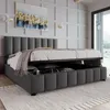Flieks Polsterbett 140x200cm, Boxspringbett mit Lattenrost, Produktbild-Vorschau 4