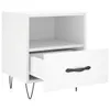 vidaXL Nachttisch Weiß 40x35x47,5 cm Holzwerkstoff Produktbild-Vorschau 3